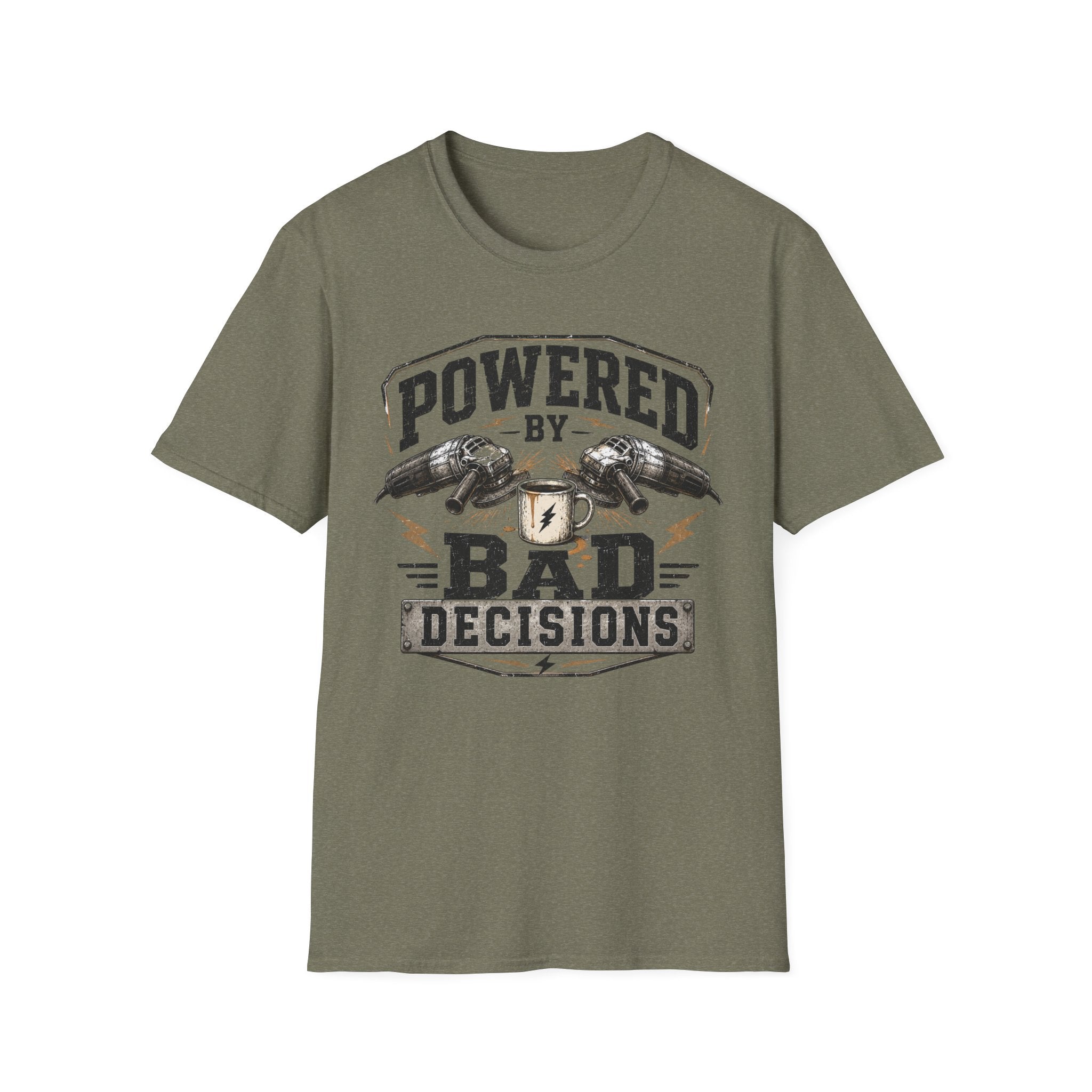"Powered by Bad Decisions" T-Shirt