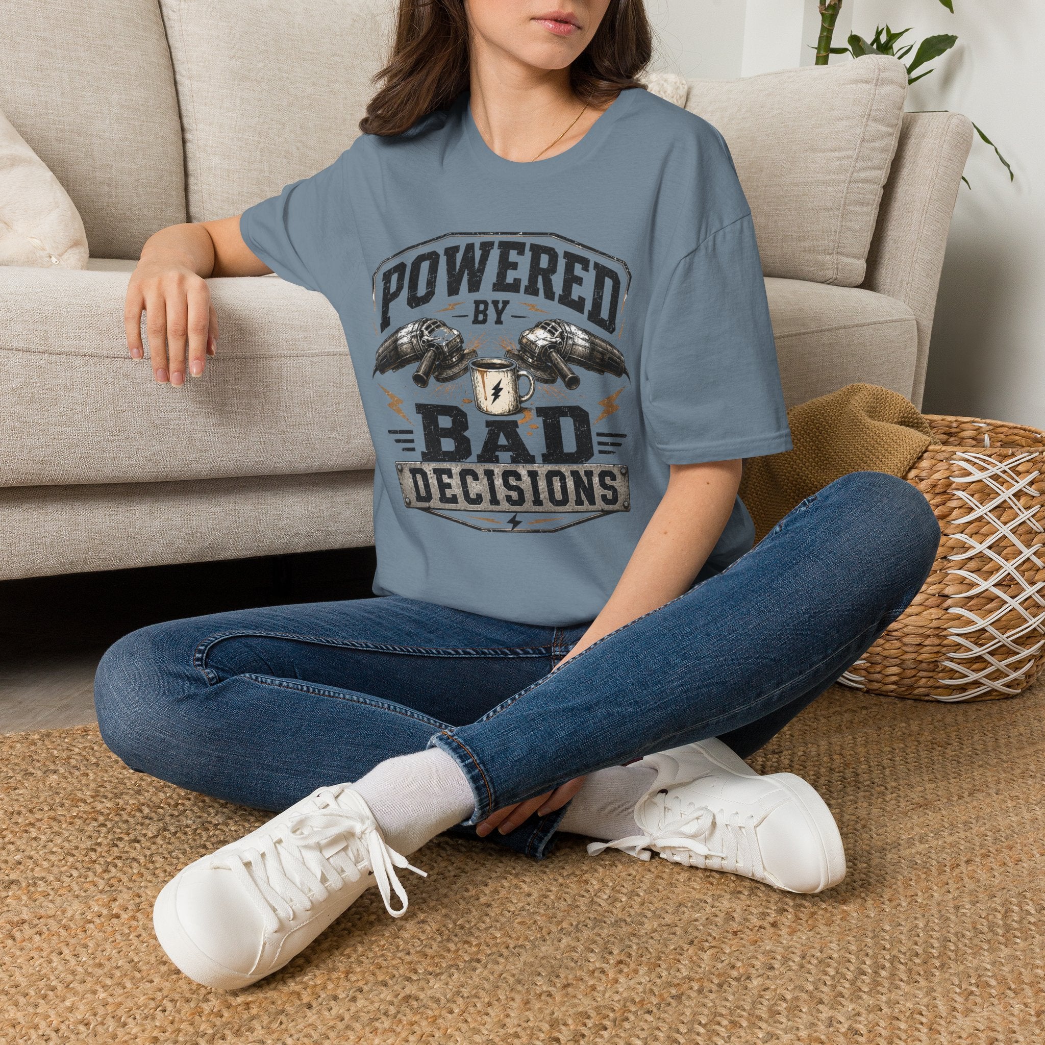 "Powered by Bad Decisions" T-Shirt