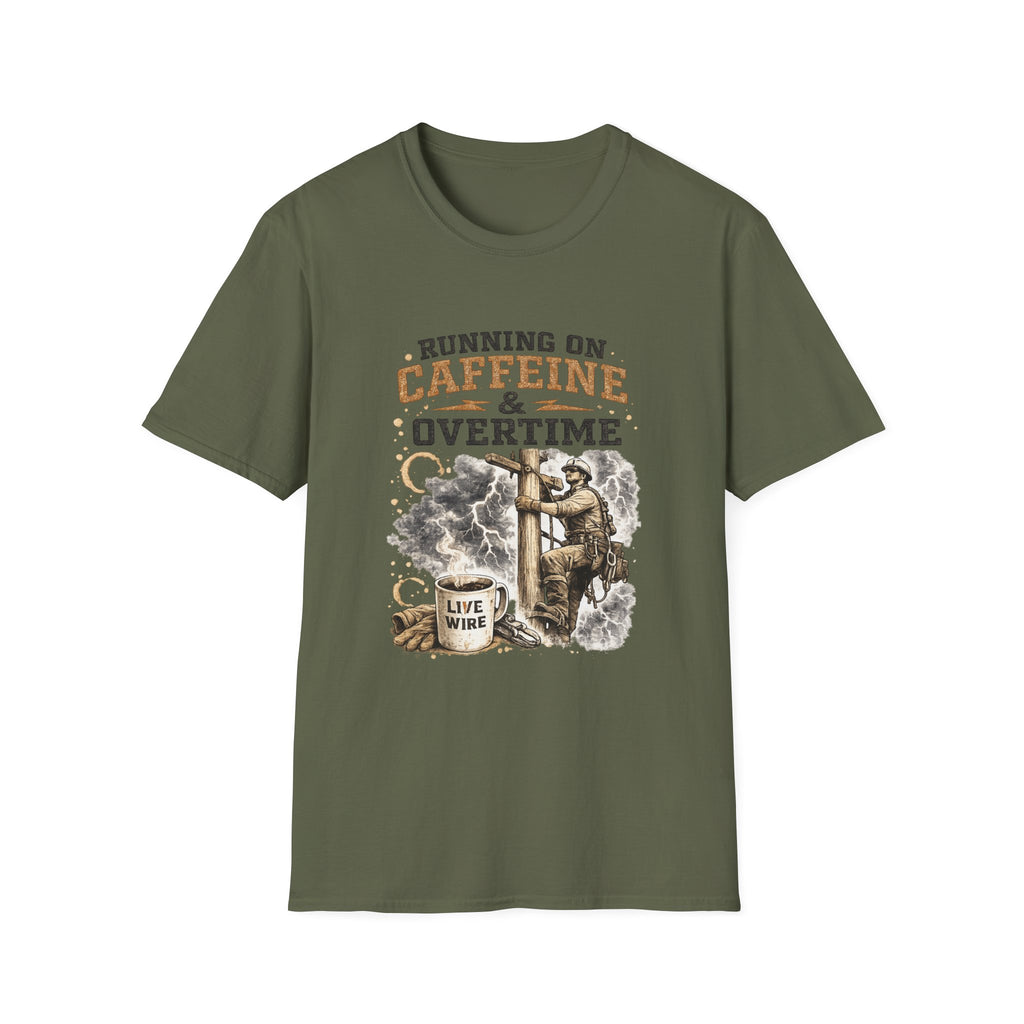 Running on Caffeine & Overtime T-Shirt