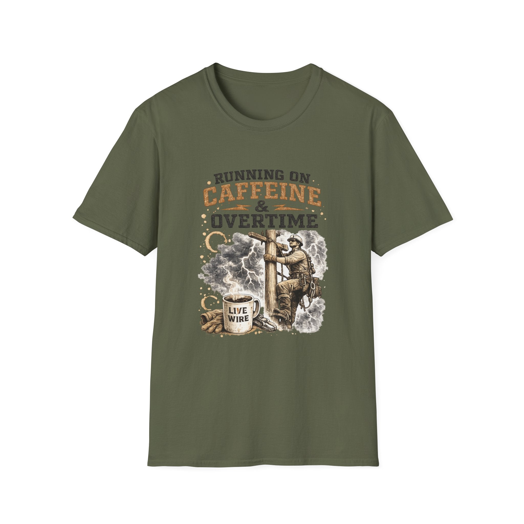 Running on Caffeine & Overtime T-Shirt
