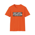 Cant Apply T-Shirt