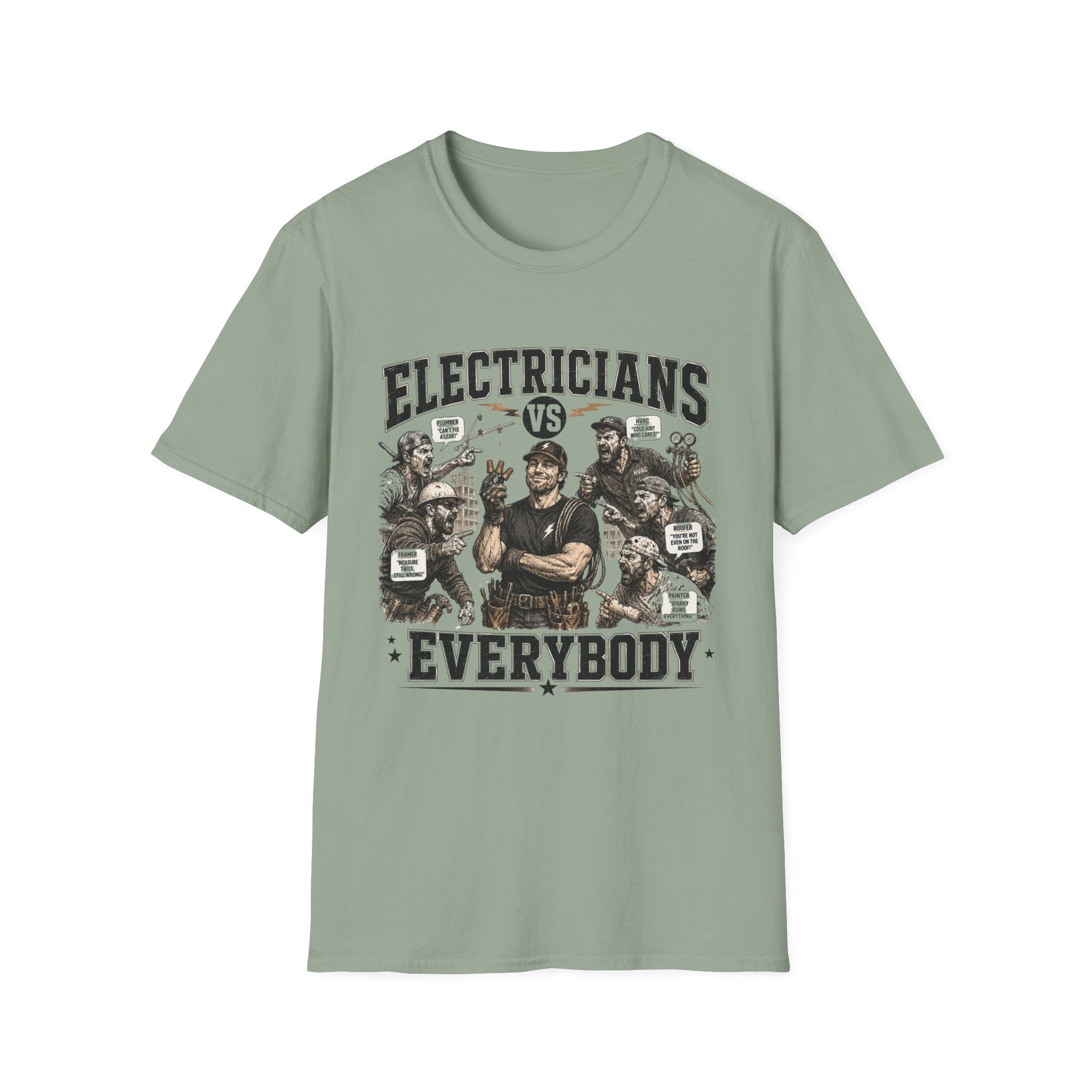 Electricians Vs Everybody T-Shirt