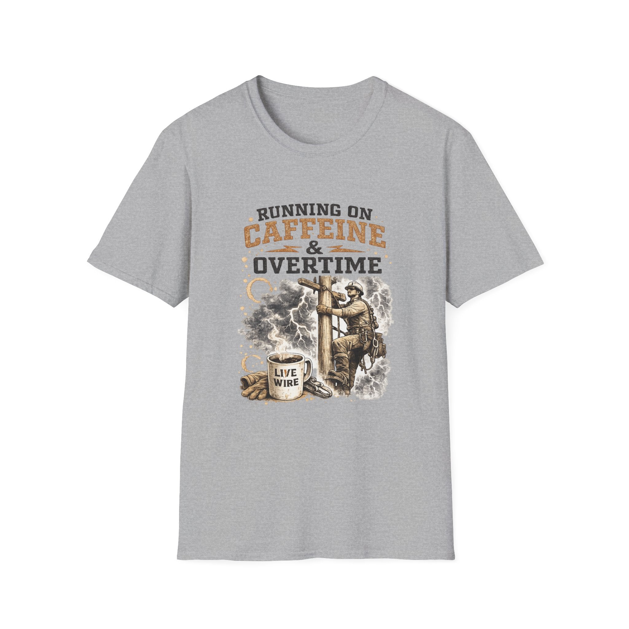 Running on Caffeine & Overtime T-Shirt