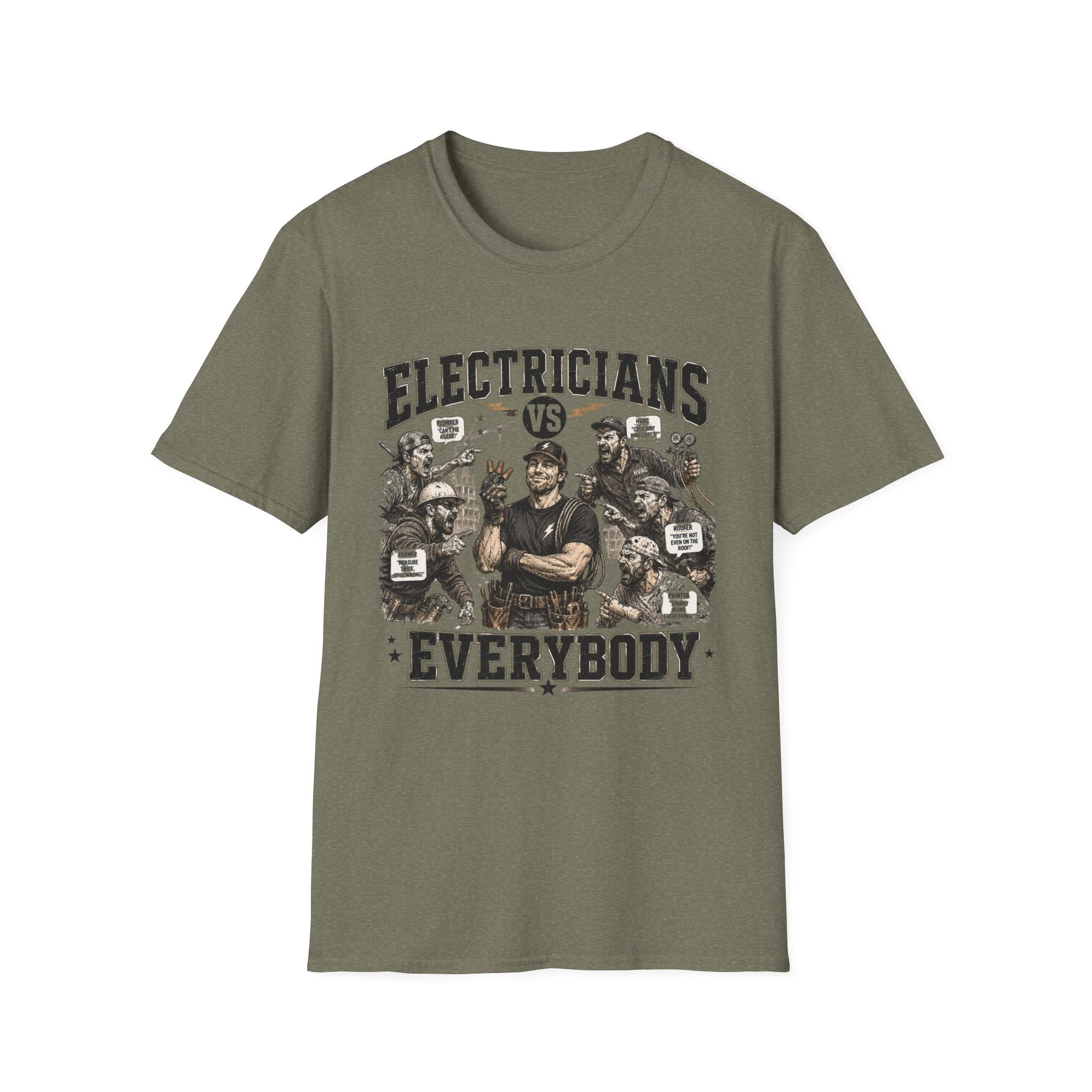 Electricians Vs Everybody T-Shirt