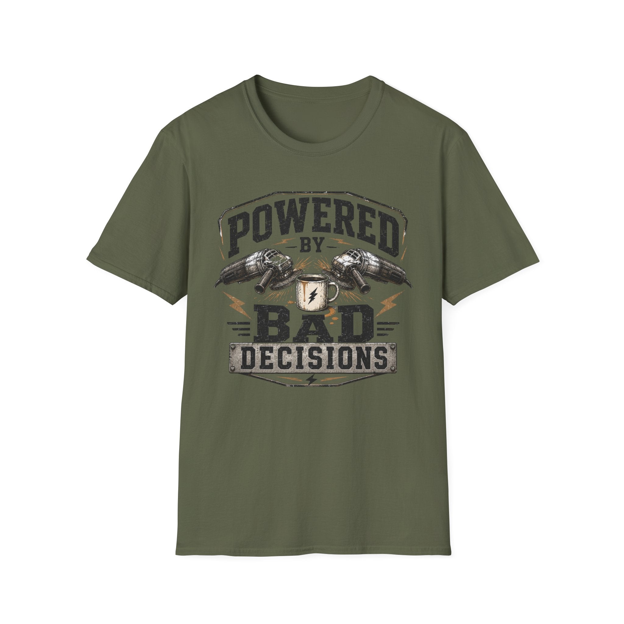 "Powered by Bad Decisions" T-Shirt