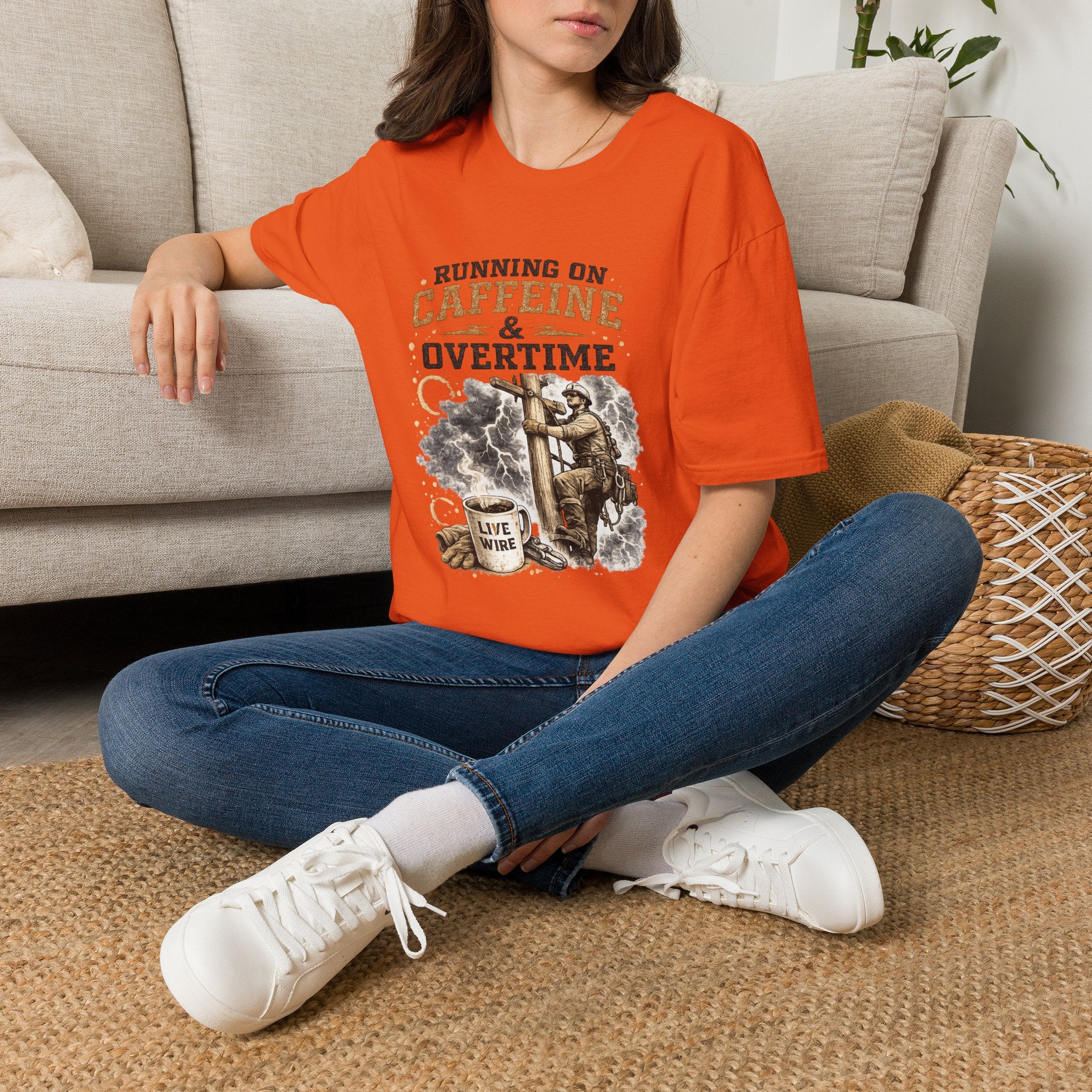 Running on Caffeine & Overtime T-Shirt