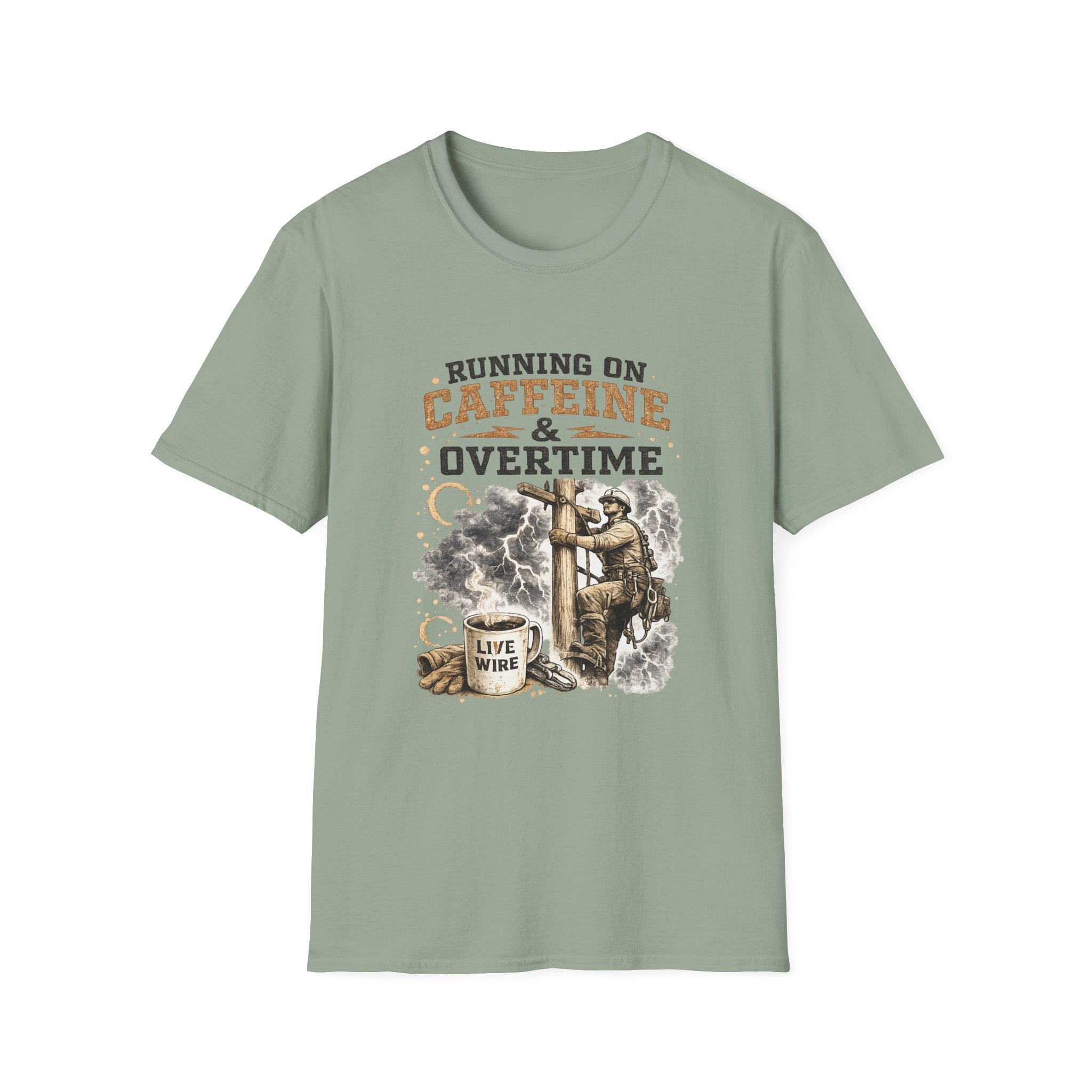 Running on Caffeine & Overtime T-Shirt