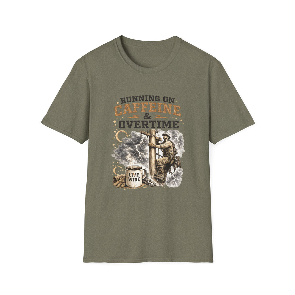 Running on Caffeine & Overtime T-Shirt