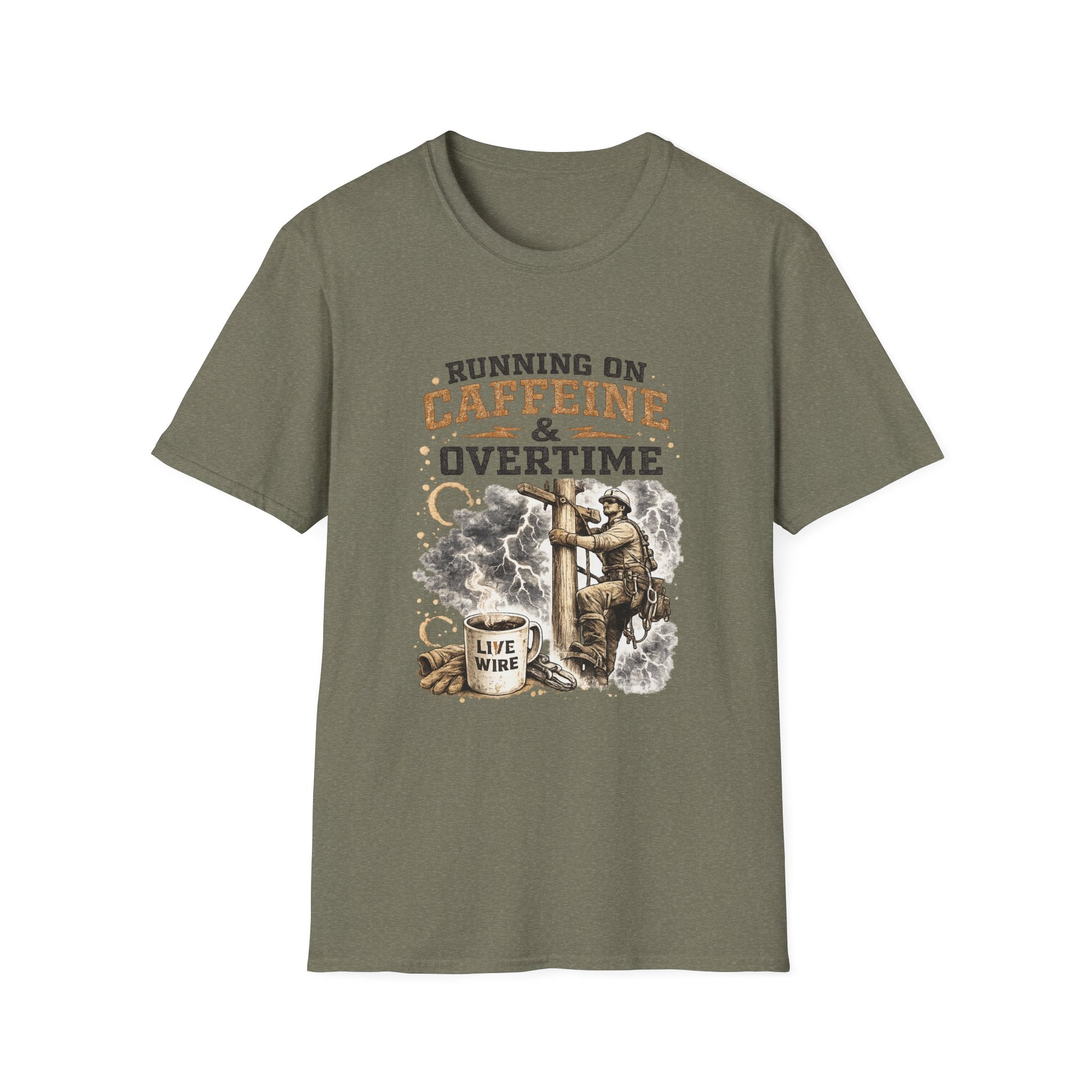 Running on Caffeine & Overtime T-Shirt