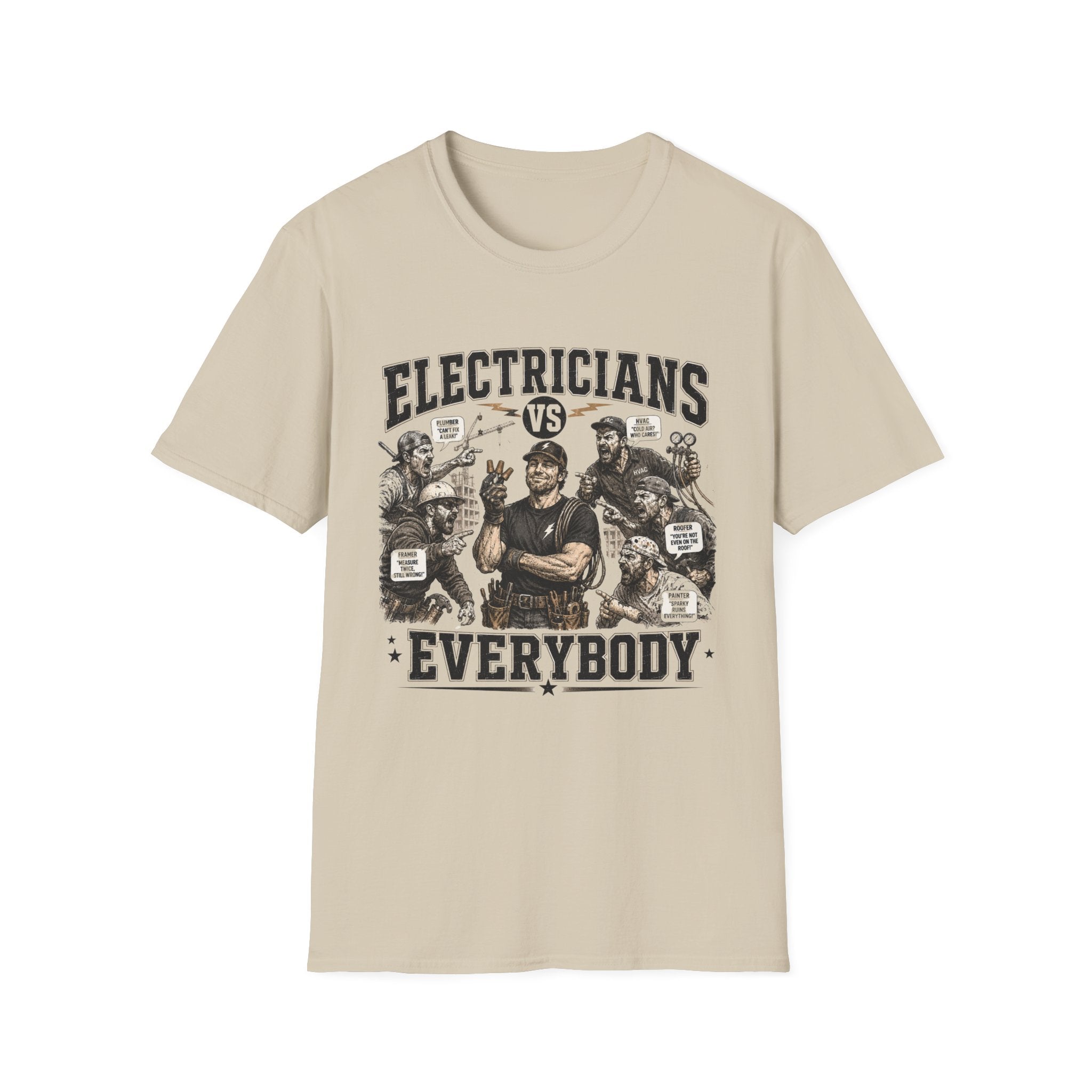 Electricians Vs Everybody T-Shirt