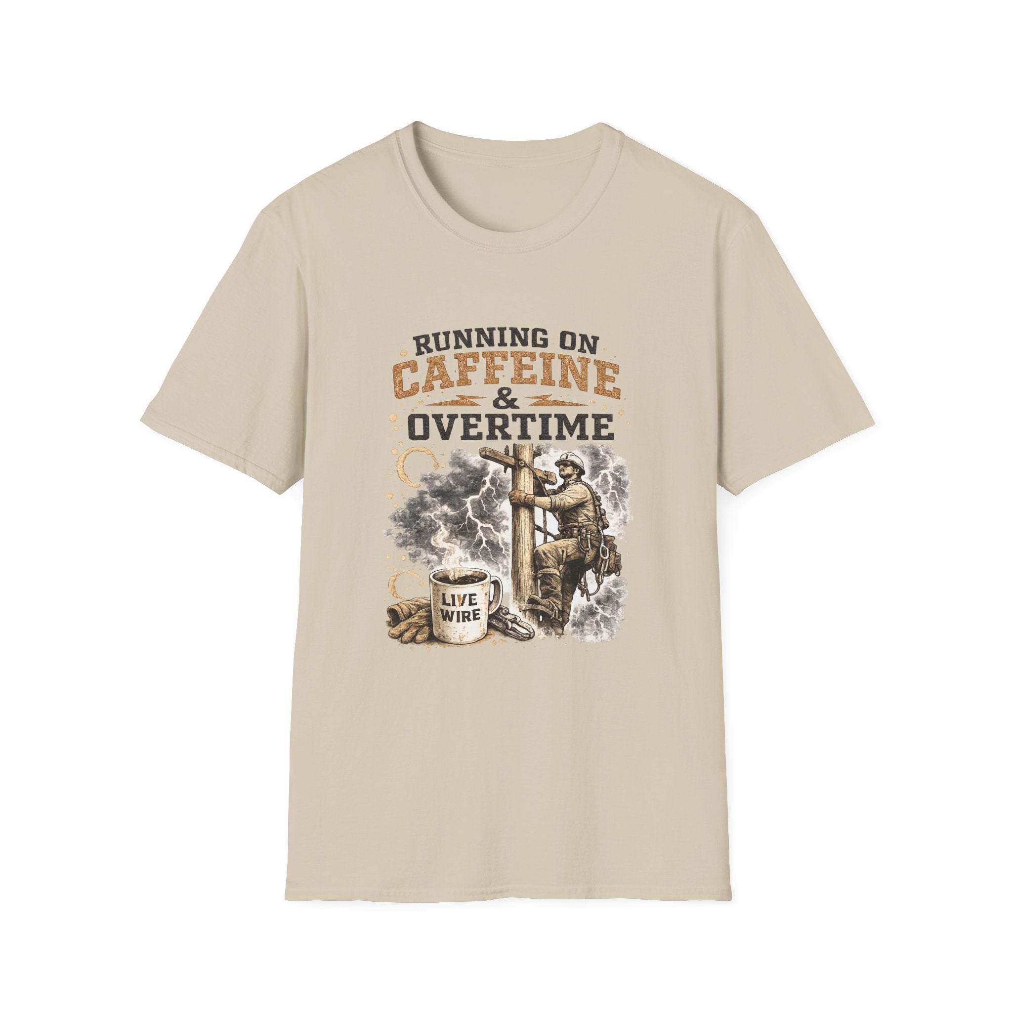 Running on Caffeine & Overtime T-Shirt