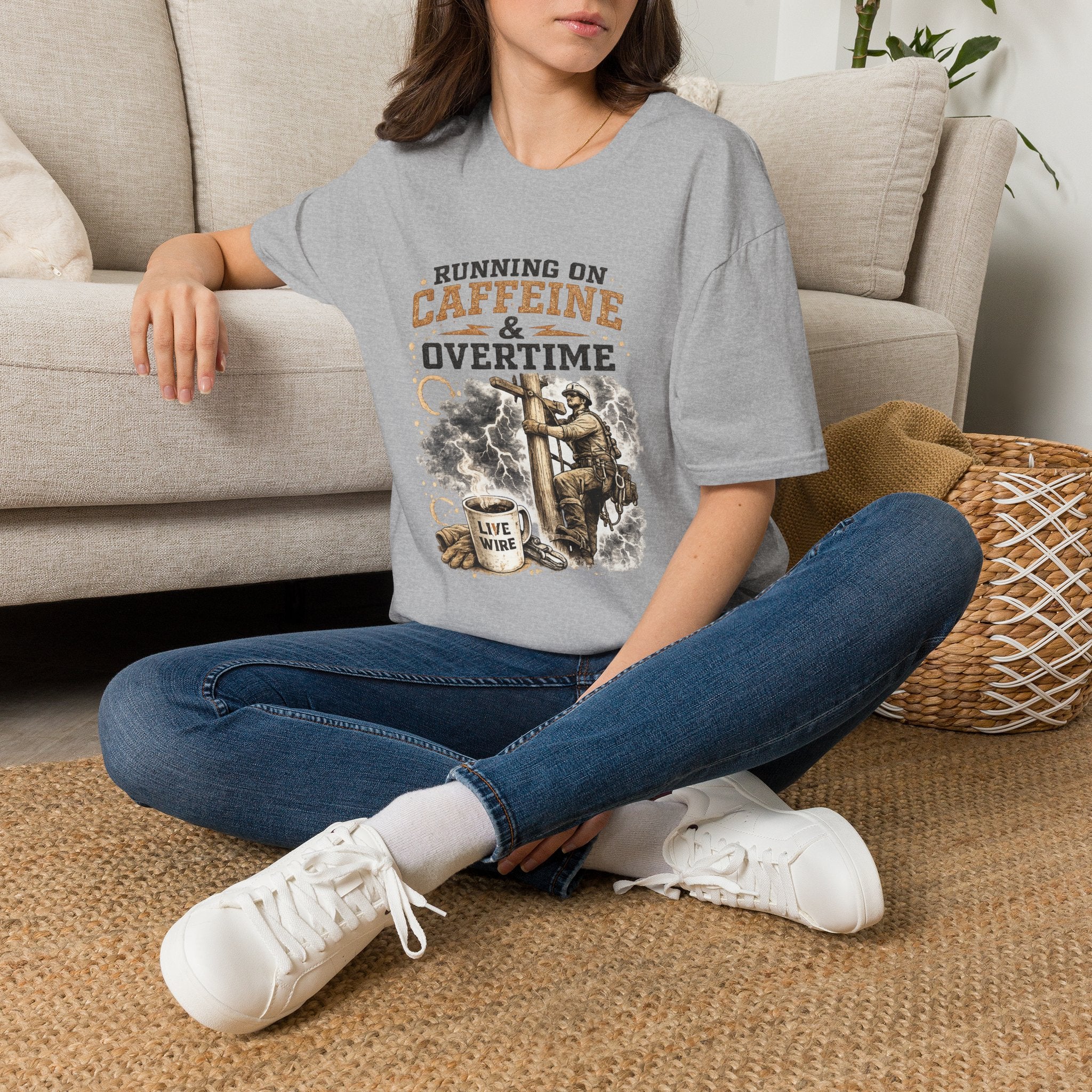 Running on Caffeine & Overtime T-Shirt